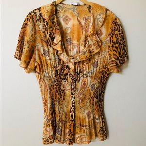 Nicola NWT Gorgeous Top! Colors are beautiful